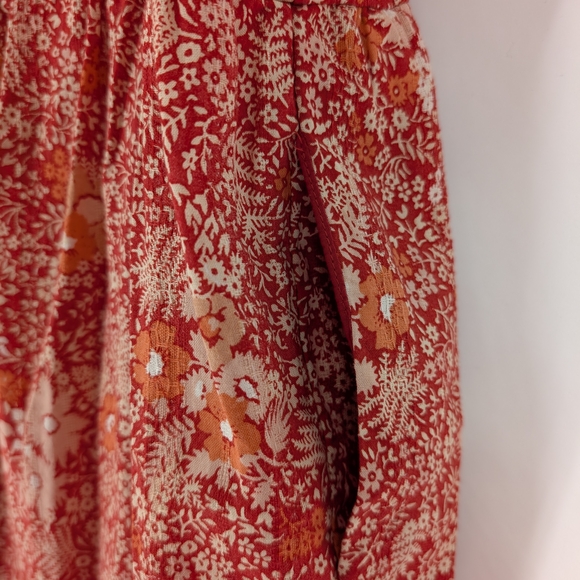 Universal Thread Red Tiered Maxi Dress - Picture 10 of 13